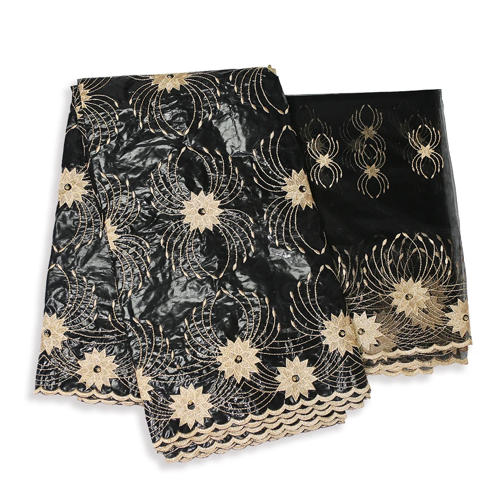 Базен riche кружево высокое качество жаккардовая парча ткань атику Базен riche шампунь ткань морская парча 5+ 2 ярдов/партия