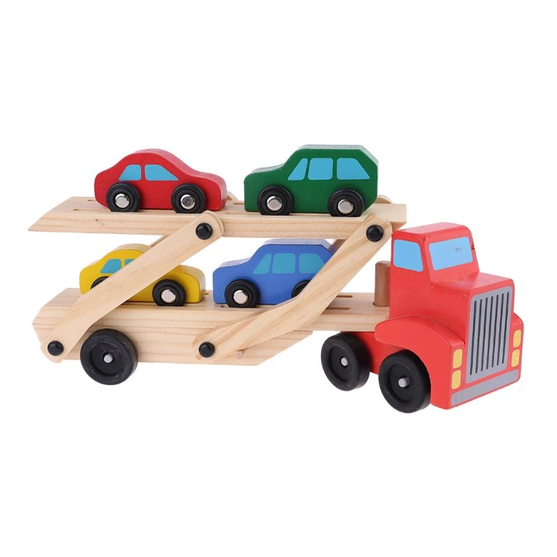 wooden car transporter