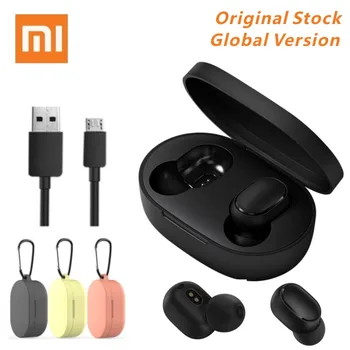 

Original Xiaomi Redmi Airdots TWS Wireless Earphone Handsfree Earbuds Voice Control Bluetooth 5.0 Noise Reduction Tap AI Control