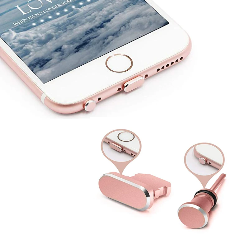 Metal 3.5mm Jack Headphone Port Anti Dust Plug For iPhone 87 X 6S Plus Xs Max Stopper Cover Phone Accessories Charging | Мобильные
