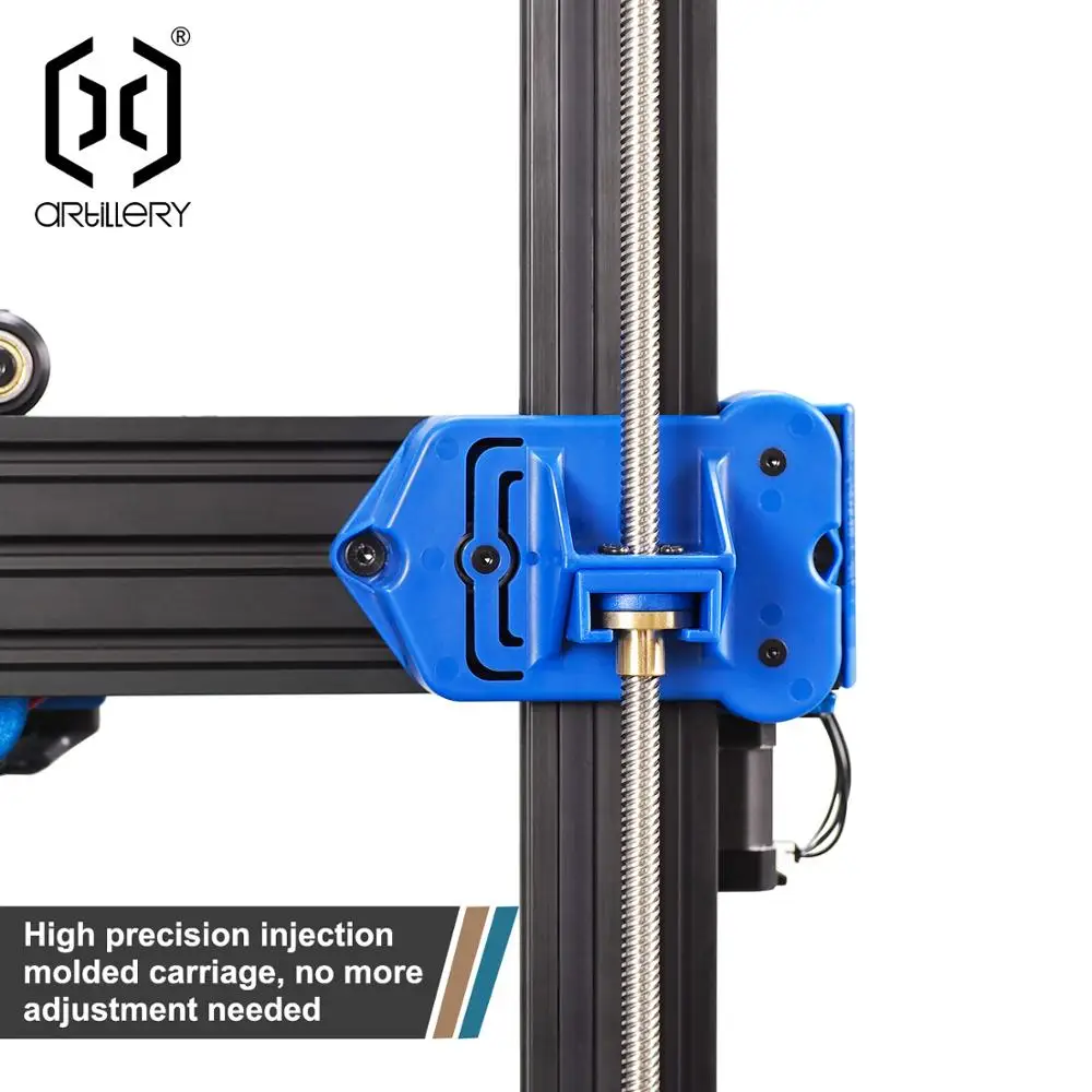 Beste 2019 Artillerie 3d printer Genius 220X220X250 Mm Size Desktop Niveau Hoge Precisie Dual Z as Tft scherm