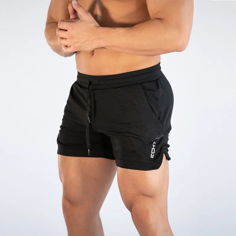2019 New Summer Men Fitness Bodybuilding shorts Mens Mesh Breathable Quick Drying Fashion Casual Joggers shorts Sportswear