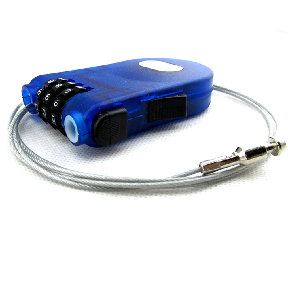 Bloque roue,Câble de sécurité antivol, Mini Long rouleau à 3 chiffres