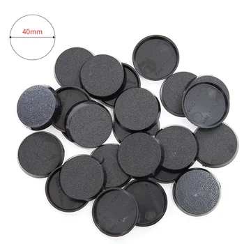 

4cm ABS Round Table Wargame Base For Gaming Miniature Figures Layout