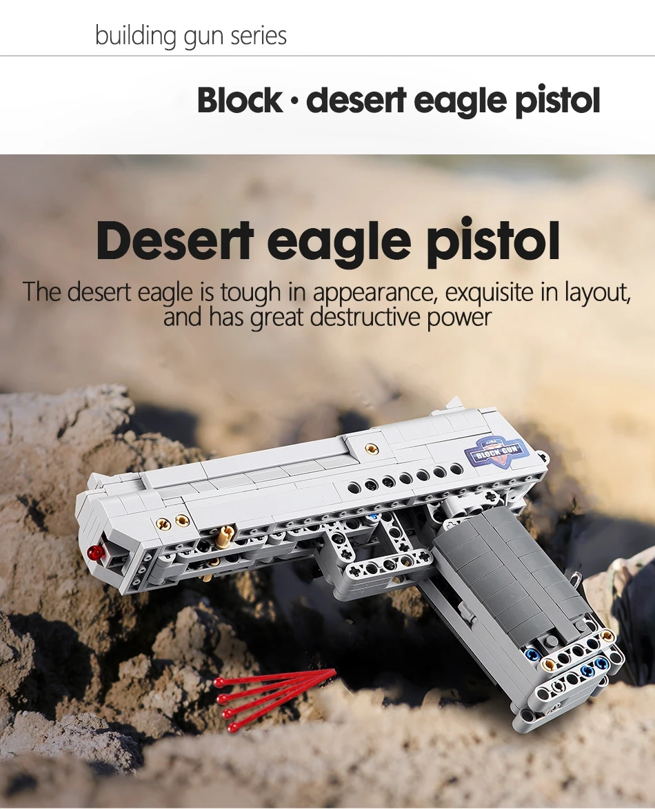 Оружие Пистолет Desert Eagle пистолет MK23 военная Вторая мировая война строительные