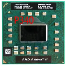 Procesador de ordenador portátil AMD Athlon II Dual-Core P340 P 340 Mobile (1M Cache 2,2 GHz) AMP340SGR22GM Socket S1/S1g4 cpu, envío gratis