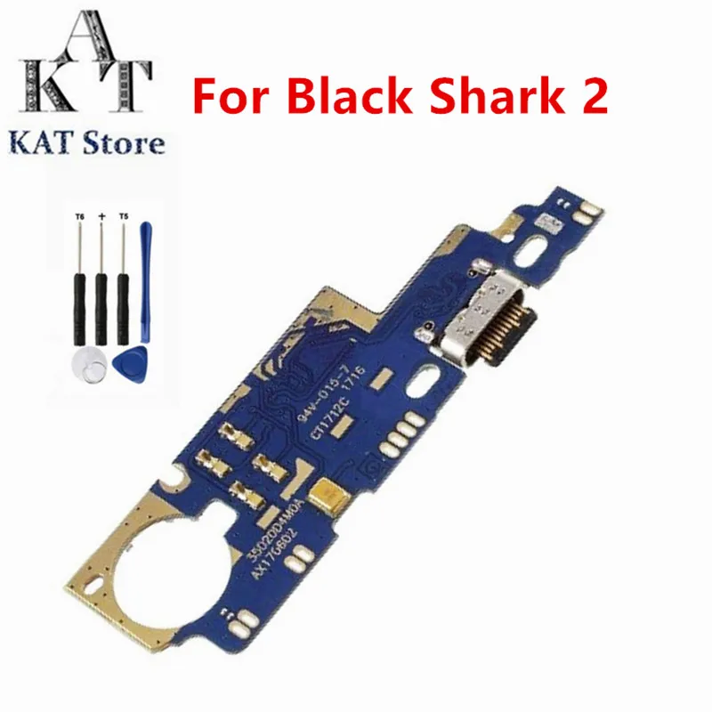 1Pcs Per Xiaomi Black Shark 2 Caricatore Di Bordo Della Porta Di Carico Del Caricatore Consiglio Consiglio Flex Cable Ribbon Parti Di Ricambio