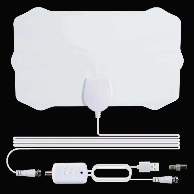 1080P 50 Miles Range 5DB High Gain HDTV 4K Indoor Antenna Digital HD TV DTV Box European And American | Электроника