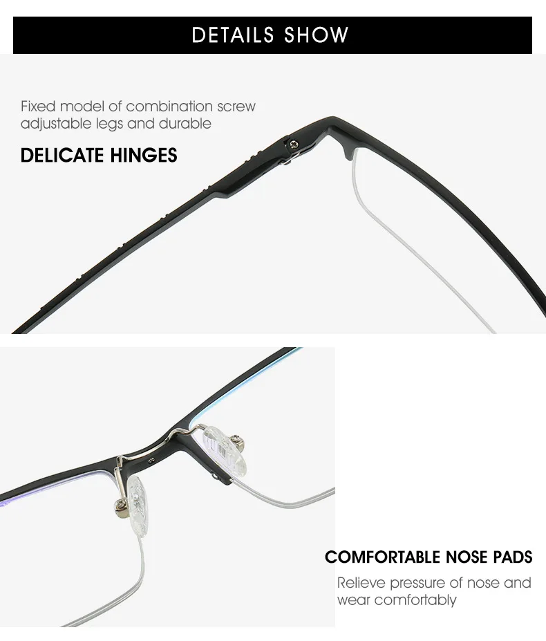 Алюминия и магния Сверхлегкий Для мужчин очки с УФ-защитой удобная модная оправа для очков рецептурные линзы адаптируемые под требования заказчика