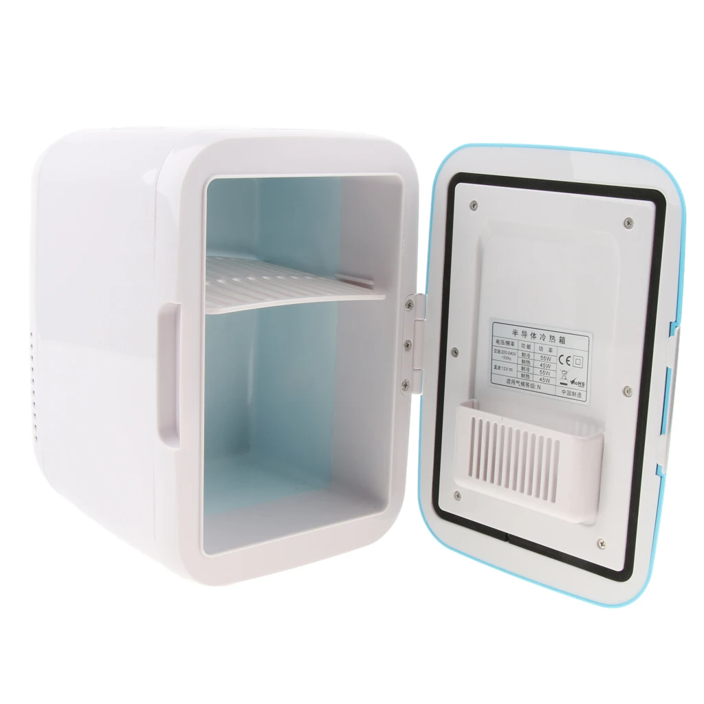 Brand New 4L Portable Mini Fridge Cooler Warmer Electric Refrigerator Blue
