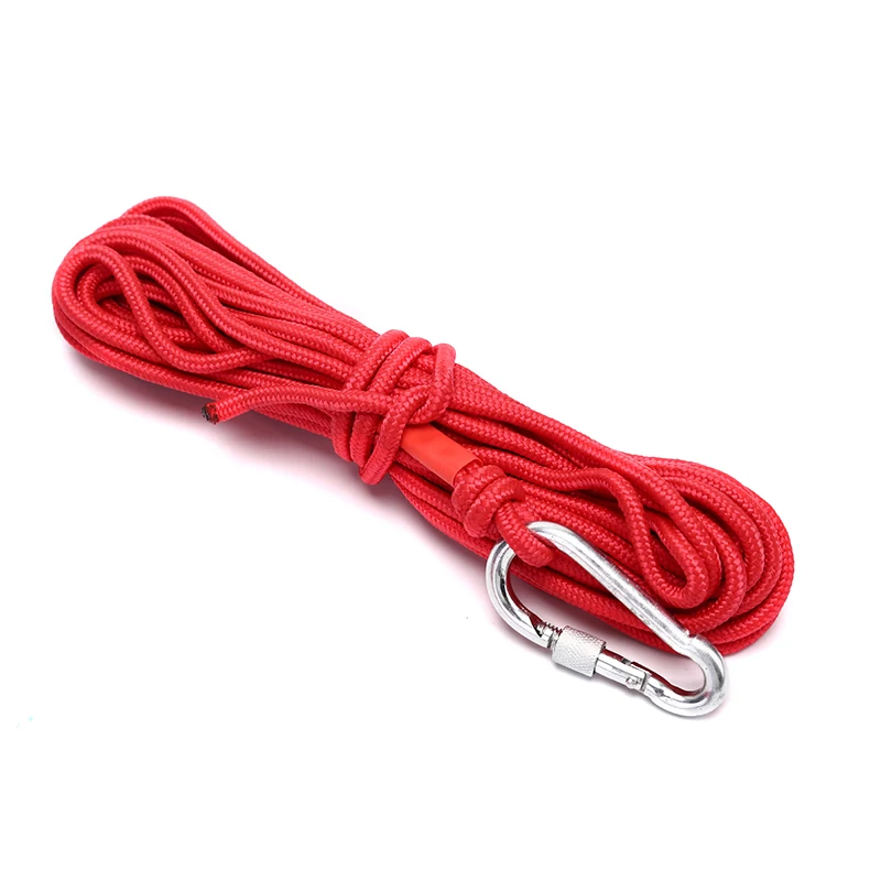 

10M Red Fishing Magnets Rope Strong Search Magnets Fishing Pot Fishing Magnet Rope