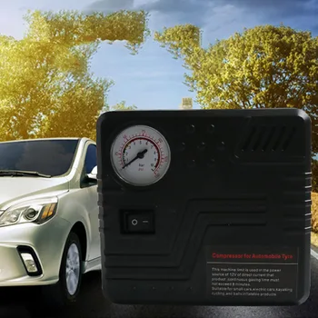

Car Universal 120W ABS 19 Cylinders Pointer Durable Electric Inflatable Pump Mini Fast Tire Portable Air Compressor 12V
