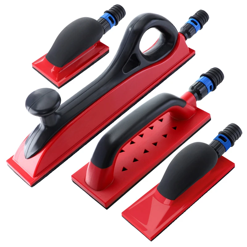 5" 8" 16" Sanding Block Abs Plastic Dust Extraction Sandpaper Holder 80