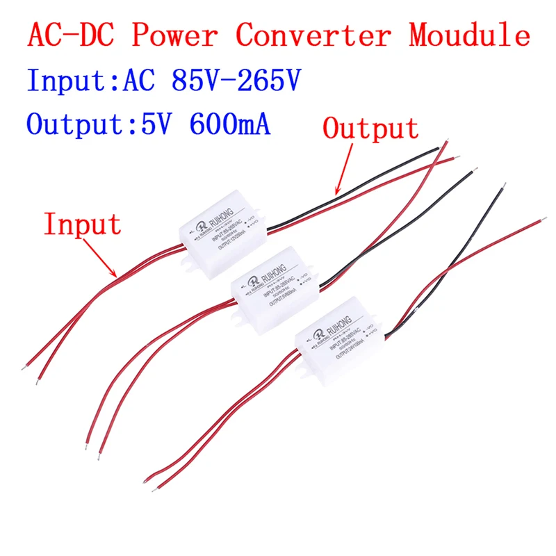 AC-DC модуль питания AC110V 220V 230V к DC 3,3 V 5V 12V Мини понижающий преобразователь