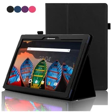 Чехол для планшета из искусственной кожи для lenovo Tab 2 10,1 A10-30 A10-70 X30F X70F откидной Чехол-подставка для lenovo Tab 3 10 plus чехол для TAB-X103F