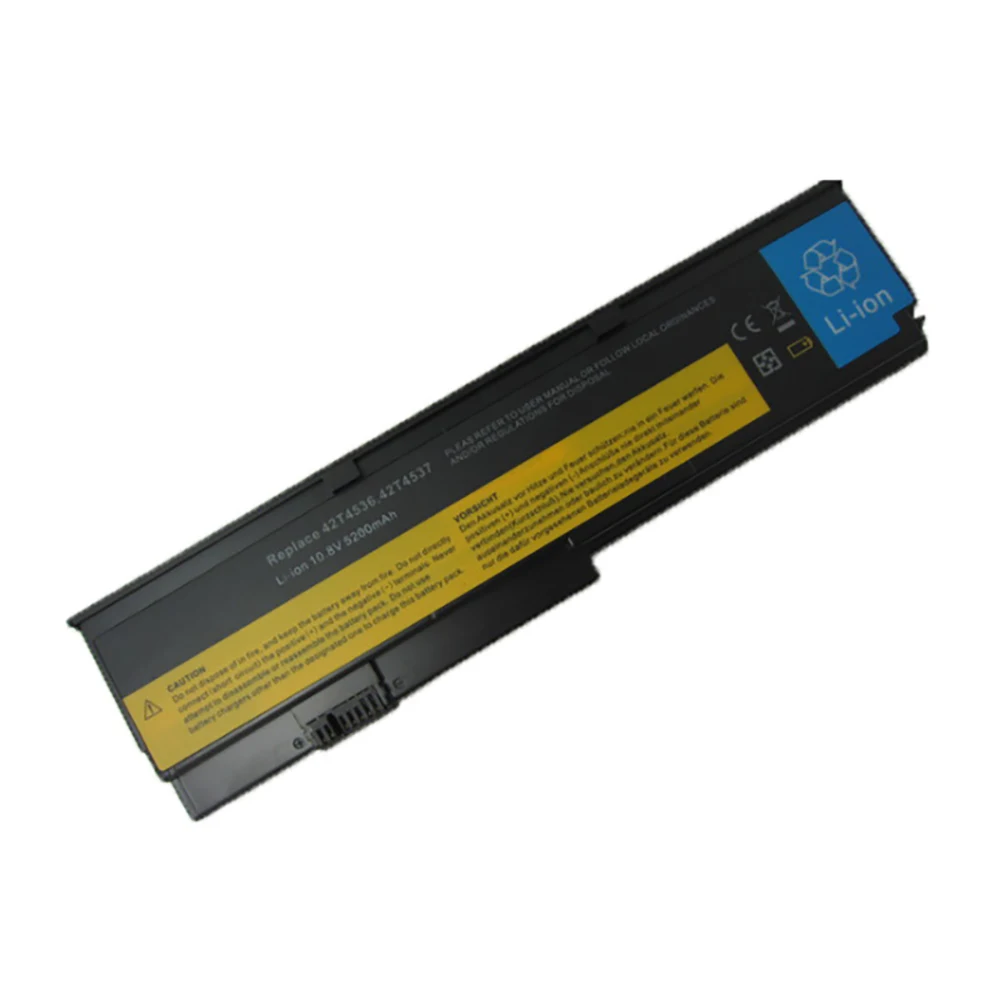 

10.8V 5200mAh battery For Lenovo ThinkPad X200 X200s X200si X201 X201s X201i X201si Series 42T4536 42T4537 laptop batteries
