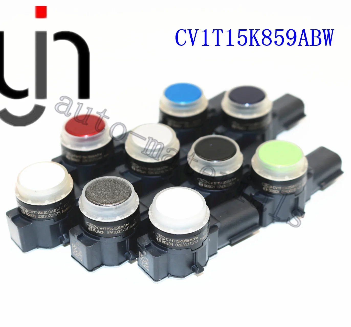 10 Pieces Car Reverse Parking Sensors Cv1t15k859abw For Ford Bumper