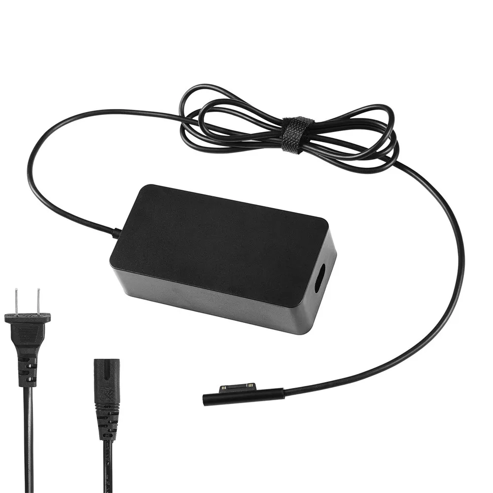 Умный адаптер переменного тока зарядное устройство для microsoft Surface Pro 5 Pro 4 Pro 3 книга зарядное устройство питание США ЕС Великобритания Plug
