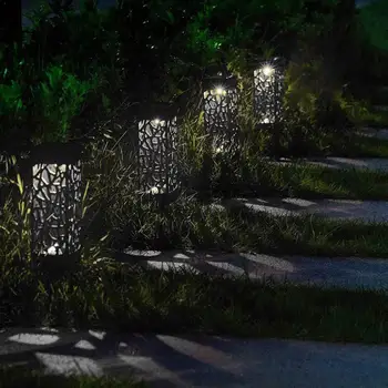 

Solar Powered Garden Lawn Lamps Path Lights Palace Sensor Landscape Lighting Lantern Decoration Lamp Light Style For Garden Y2E0