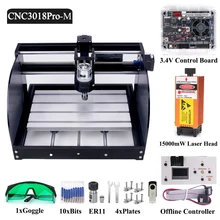 Bricolage CNC 3018 Pro MAX Mini CNC routeur Laser gravure Machine GRBL hors ligne contrôle 1000mW 2500mW 5500mW 7W 10W 15w Module