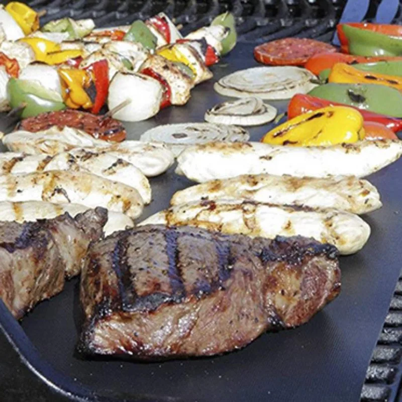 

Non-toxic Barbecue Mat Non-stick Reusable Barbecue Mat Heat-resistant Heavy Barbecue Net Outdoor Barbecue Mat n