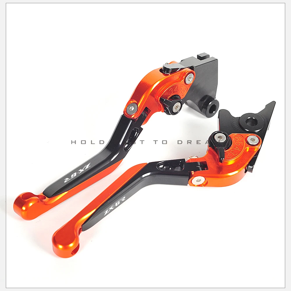Для Kawasaki ZX-6R ZX6R ZX636R ZX6RR 2000-2004 мотоциклетные складные тормозные рычаги сцепления