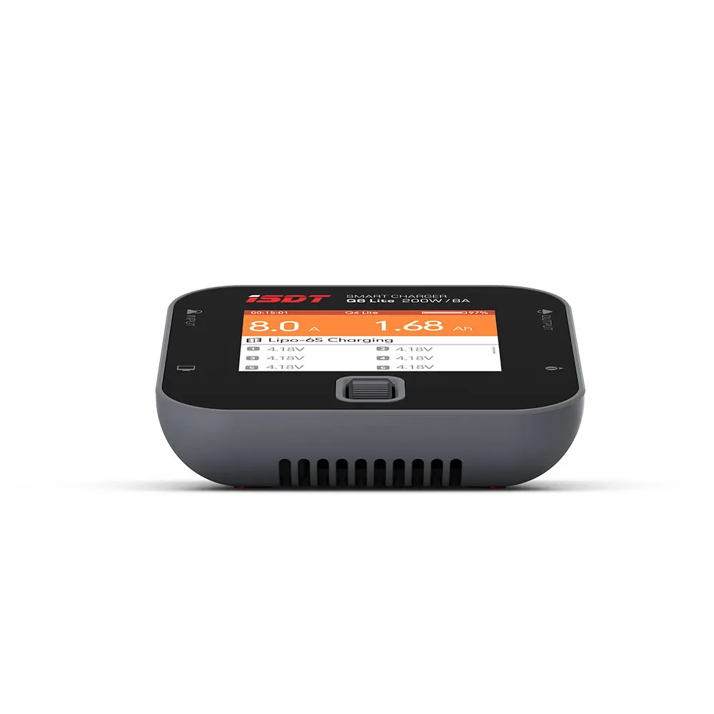 ISDT Q6 Lite 200 Вт 8A мини зарядное устройство для карманного аккумулятора 2 S 6 Lipo