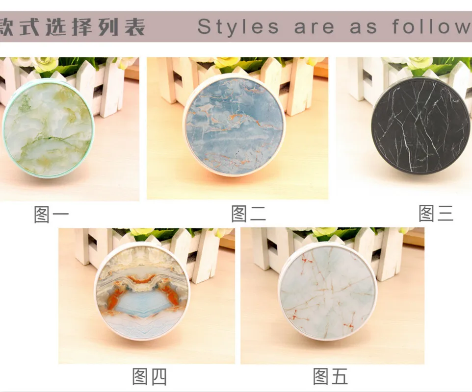 Контейнер для линз с рисунком под мрамор|Аксессуары очков| |