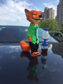 

6400pcs Oversized Fox Nick Middle Particle Tandem Building Blocks Children Educational Early Educational Puzzle Blocks Toy 8617