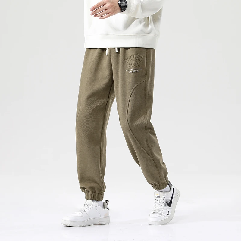 

2022 Spring Autumn New Men's Sports Pants Mulit-color Three-dimensional Embossed Pants Men High Quality Drop Ship