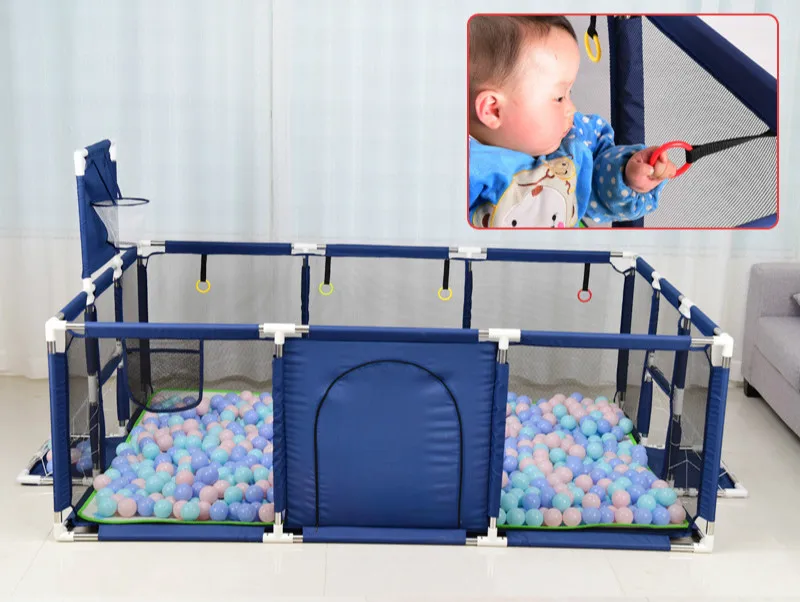 Big Children Playpen Kids Safety Barrier Baby Playpen For Child Pool Balls Newborn Fence For Baby Pool
