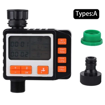 

Lawn Sprinkler Drip Irrigation Automatic Controller Watering System Timer Programmable Patio Outdoor Garden LCD Display Balcony