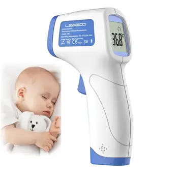 

LEAGOO T02 Digital Thermometer Gun Non-contact Baby Adult Forehead Body IR Infrared Thermometer Gun LCD Backlight Termometro