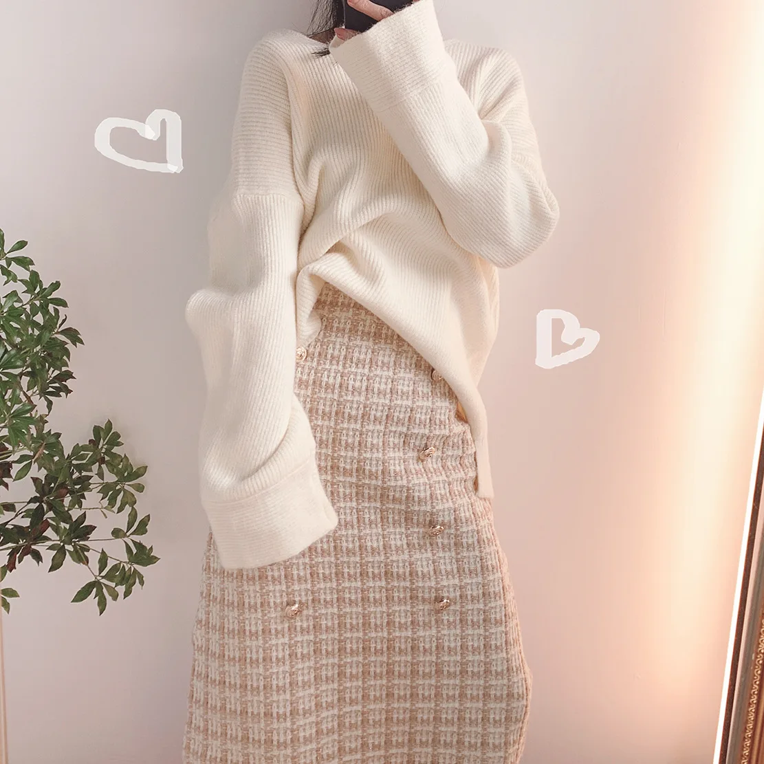 Lady Sweater Pullover Geometric Patterns Long Slever Knitted Women Stitch Casual Sweters Autumn Winter | Женская одежда