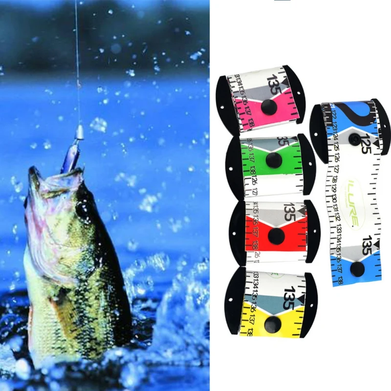 

PVC Fish Measuring Ruler Waterproof Accurate Fish Measuring Tape Fishing Ruler Measurement Tackle Tool