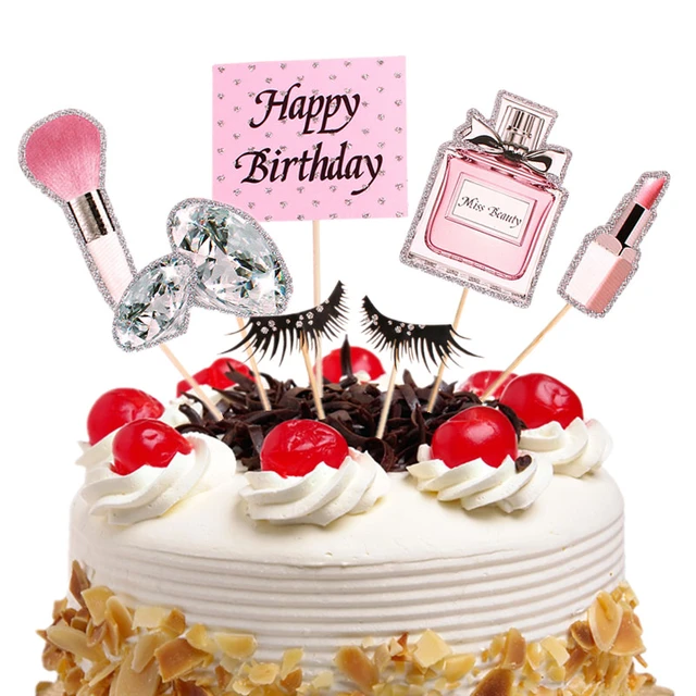 Lindo bolo do tema maquiagem -   Bolos de aniversário de maquiagem,  Bolos de maquiagem, Fotos de bolo de aniversário
