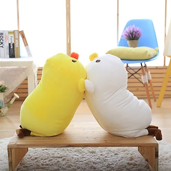 

Super soft nifty chick plush toys elastic animal toys stuffed yellow chick pillows as christmas gifts or home decor