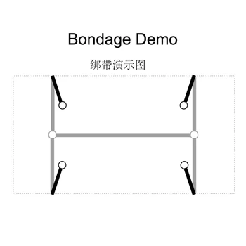 Upgrade Bundled Sexy Bondage Bed Straps Adult Suppliesbed Bindings Tied Hands and Feet BDSM Sex Game Suitable for Men and Women 6