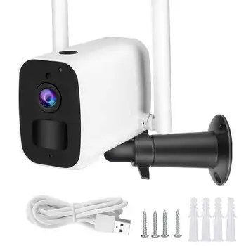 

1080P WiFi Camera PIR Night Vision 114 Degrees Wide Angle IP65 Waterproof for Home Security Work with Tuya