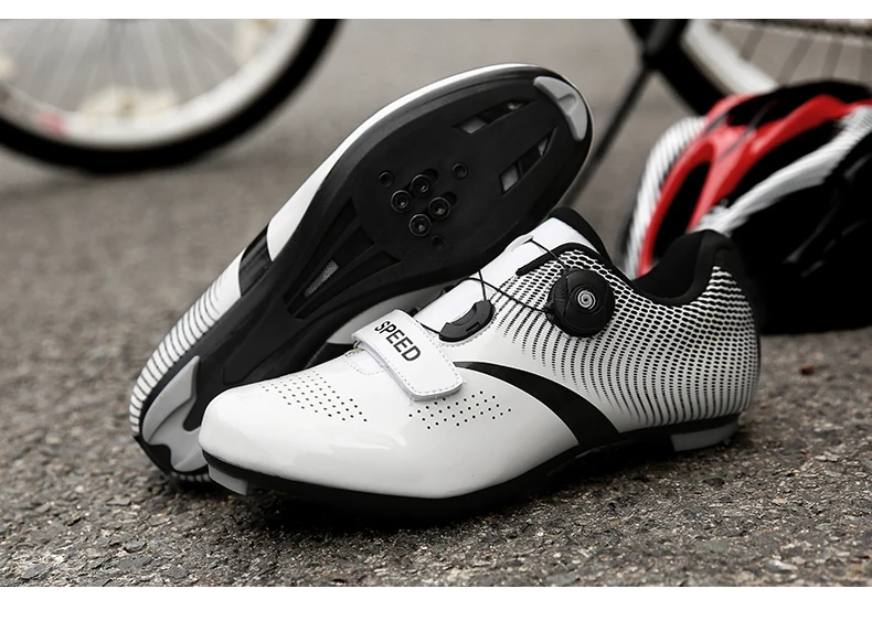 New Arrival Large Size Cycling Shoes Unisex Athletic Self-Lock MTB Bicycle Shoes Racing Road Bike Sports Shoes Zapatos Bicicleta