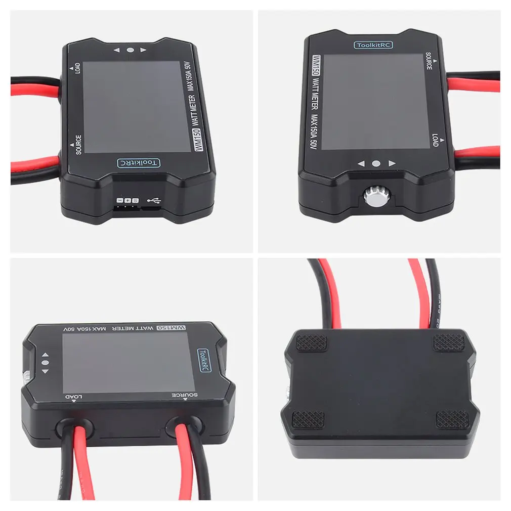 ToolkitRC WM150 ваттметр 150А 50 в измеритель мощности мотора высокая точность PPM тестер выхода сигнала анализатор мощности с ЖК-дисплеем