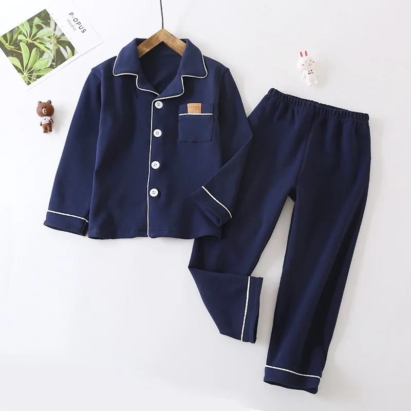 

2019 Spring Pure Cotton Children CHILDREN'S Pajamas Girls Two-piece for Boys