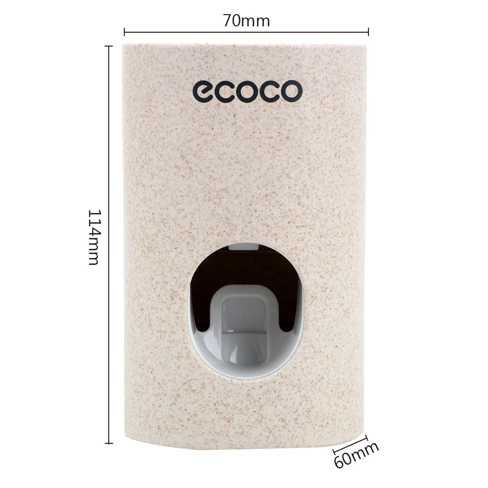 Toothpaste Squeezer Bathroom Accessories Set Dust-proof Automatic Toothpaste Dispenser Wall Mount Stand Toothpaste Squeezers Bathroom Accessories Toothbrush Holder