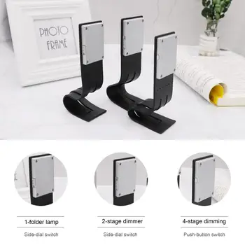 

Durable Dimmable LED Book Light Classic Delicate Flexible USB Rechargeable Clip on Book Reading Light Corridors Leisure