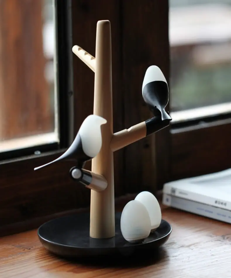 Magpie Bird USB зарядное устройство ночной Светильник Интеллектуальный Вибрационный индукционный светодиодный настольный светильник маленькие яйца светодиодный светильник домашний декор Новинка подарки