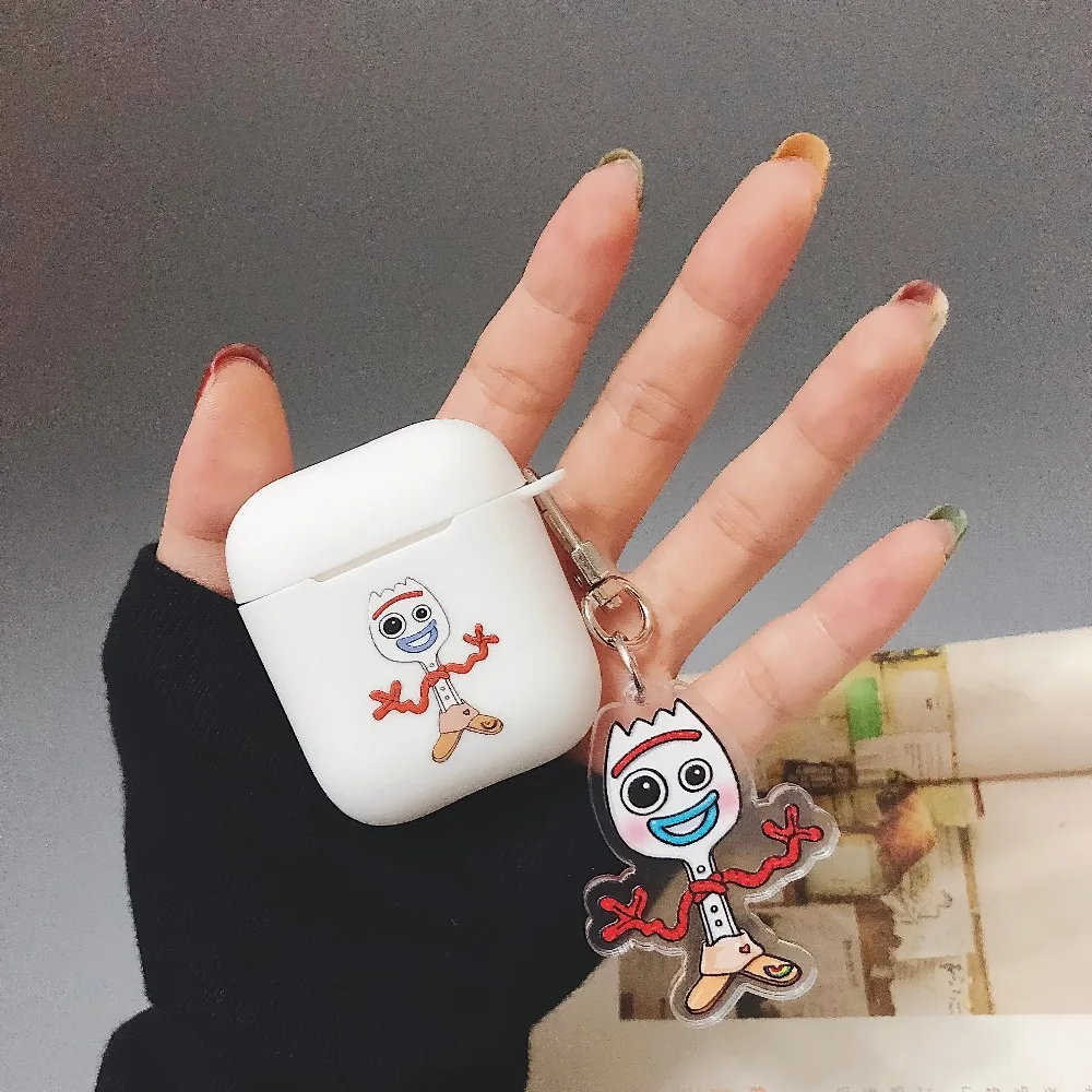 История игрушек мультфильма Вуди Базз Лайтер чехол для airpods Apple airpods 1 2 Беспроводная bluetooth гарнитура крышка аксессуары чехол коробка