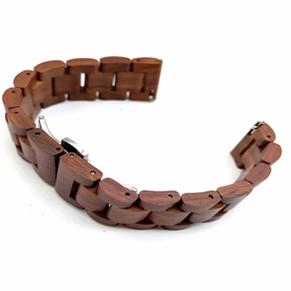 Натуральная древесина совместимый ремешок iwatch браслет металлическая Пряжка из нержавеющей стали для часов серии 4 серии 3 серии 2 серии 1