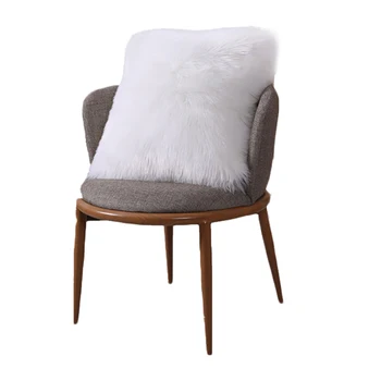 

Simple Fashion Plush Solid Color Cushion Cover Warm Soft Square Throw Pillow Case Bed Sofa Room Home Decorative Pillows Cover