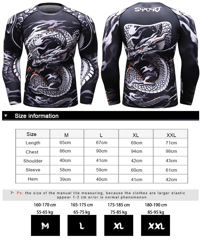 BJJ Rashguard For Men MMA Rash Guard T Shirt+Pant Tracksuit MMA Shorts Jiu Jitsu Boxing Muay Thai Compression Kickboxing Set Sports Apparel Mens T Shirt