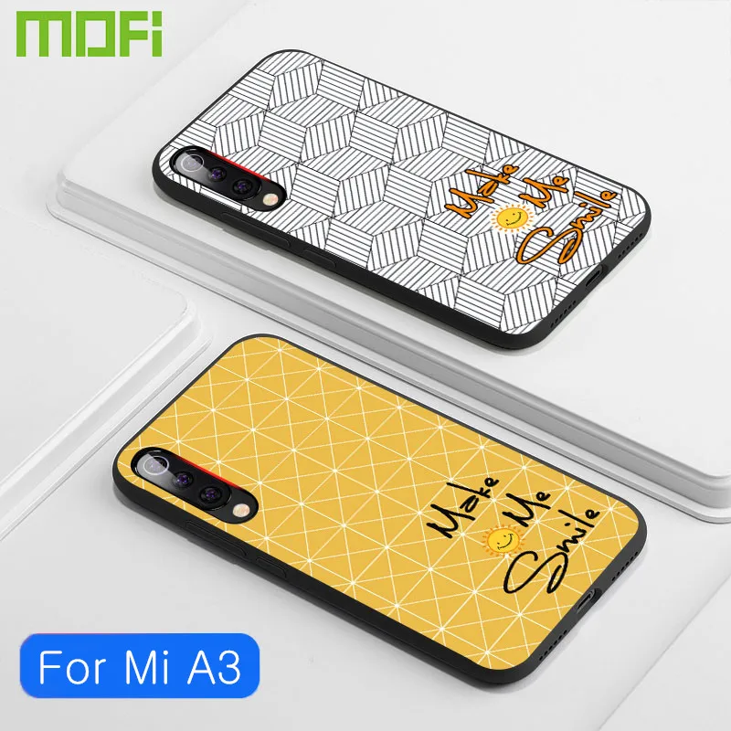

for Xiaomi Mi A3 case cover MOFi original MiA3 anti-knock art painting shell protect capas luxury Mi A3 soft silicone back case